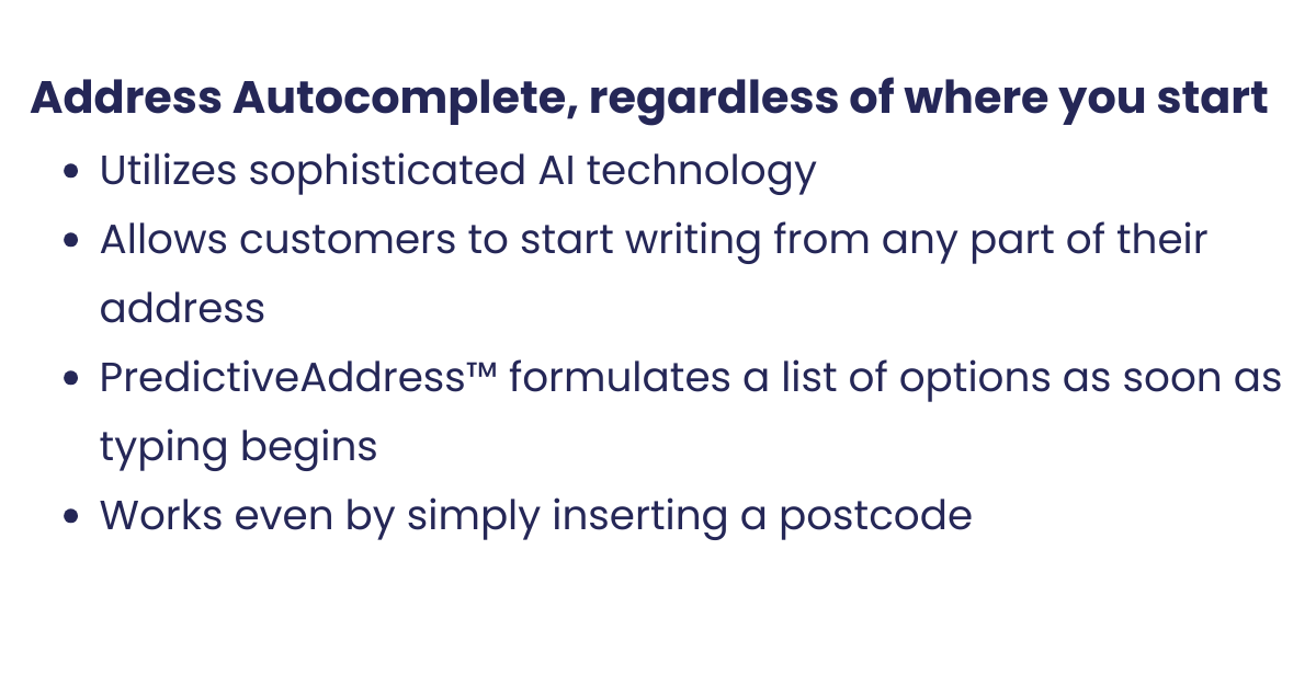 Address autocomplete